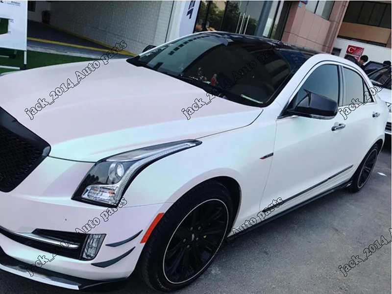 Замена для Cadillac ATS настоящая крышка зеркала заднего вида из углеродного волокна-ON