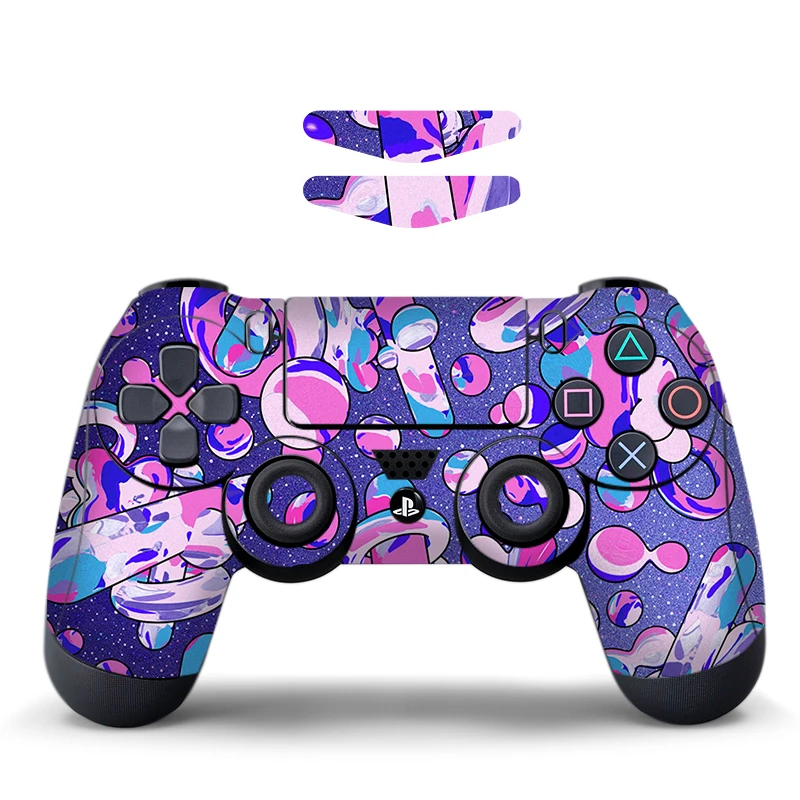 Data Frog Protective Cover Sticker For PS4 Controller Skin For Playstation 4 Pro Slim Decal Accessories 15 Styles gamepad protective skin vinyl decal skins gamepad protective cover game controller sticker