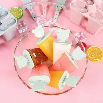 

Cute DIY Combination Popsicle Ice Cream Mold Ice Cream Sealed Homemade Quick Freezer