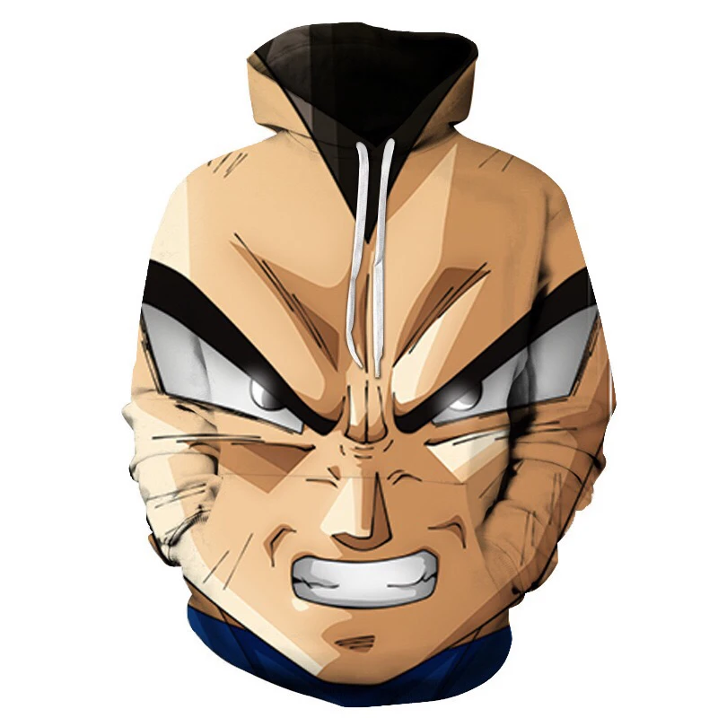 Новые аниме Dragon Ball Плюс Размер Толстовка для мужчин и женщин зимние пуловеры косплей 3D толстовки оверсайз Наруто 3D толстовки - Цвет: 4