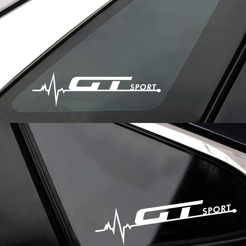 2 шт. GT Спортивная эмблема значок автомобиля окна кузова наклейка для Alfa Romeo Volkswagen VW Модели Авто Polo, Golf, passat B5 Touran Bora