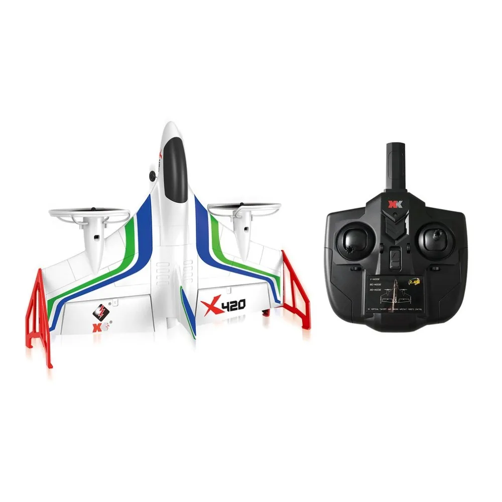 X420 RC самолет 6CH 3D/6G взлет и посадка трюк RC Дрон 050 Сильный магнитный двигатель пульт дистанционного управления самолет с ДУ самолет