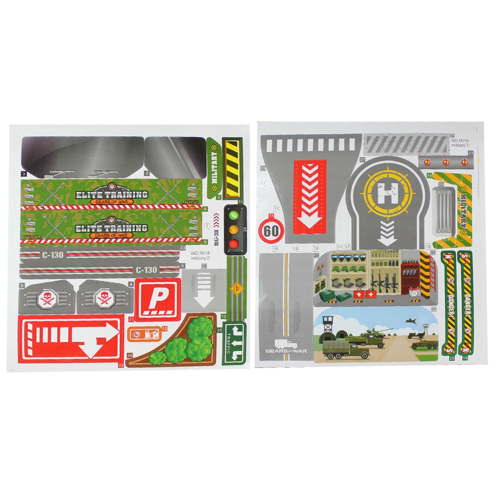 Военный автомобиль звук и светильник деформация трек мобильный штамп