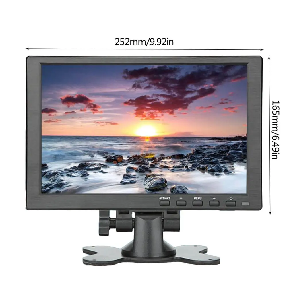 10 дюймов портативный монитор HDMI 1920x1080 HD ips дисплей компьютера светодиодный для контроля уровня сахара в крови с кожаным чехлом для PS4 Pro/Xbox/чехол для телефона