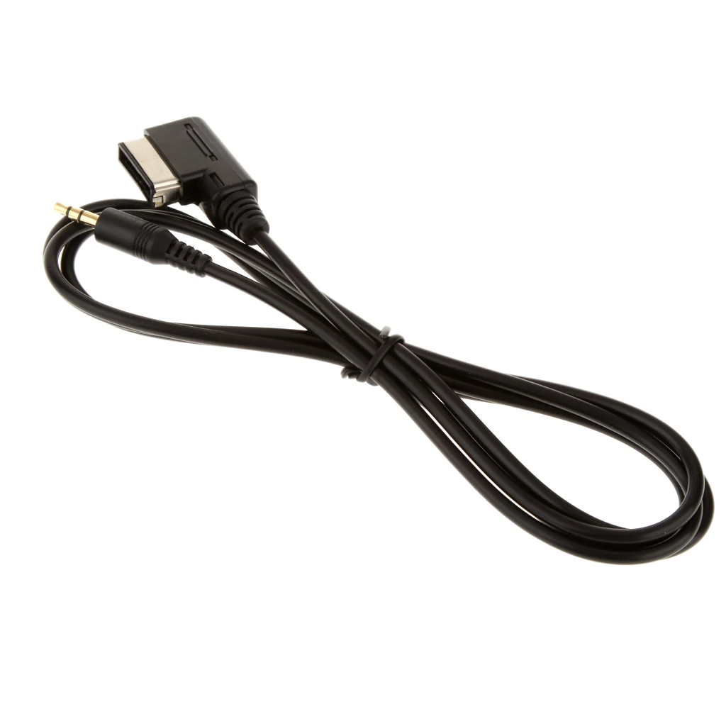 AMI MDI MMI to MP3 Music Interface Car Aux-in Adapter Cable for AUDI A8 Black