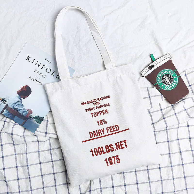 Южнокорейская простая оригинальная Брезентовая сумка с надписью, женская сумка на плечо, Студенческая Холщовая Сумка, художественная и художественная среда