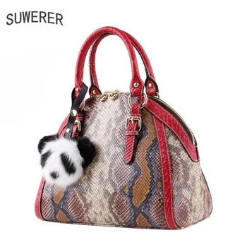 

SUWERER luxury handbags women bags designer bags famous brand women bags 2020 new women Genuine Leather bag fashion cowhide bag