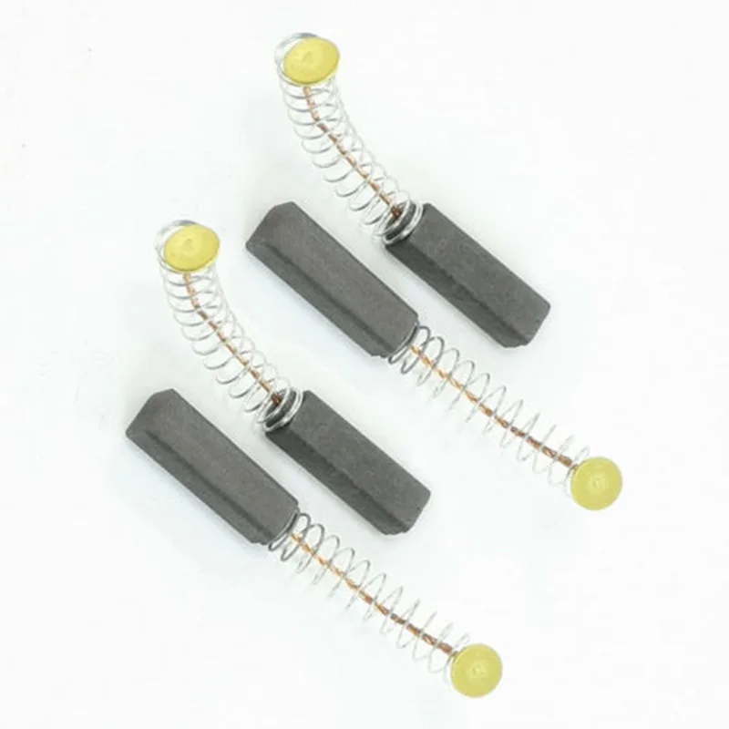 10pcs/set Power Tool Carbon Brush Electric Hammer Angle Grinder Graphite Brush Replacement 6x6x20mm Motorbrush Drill Tool 10pcs 4x5x20mm 0 15 x0 19 electric motor graphite carbon brushes springs