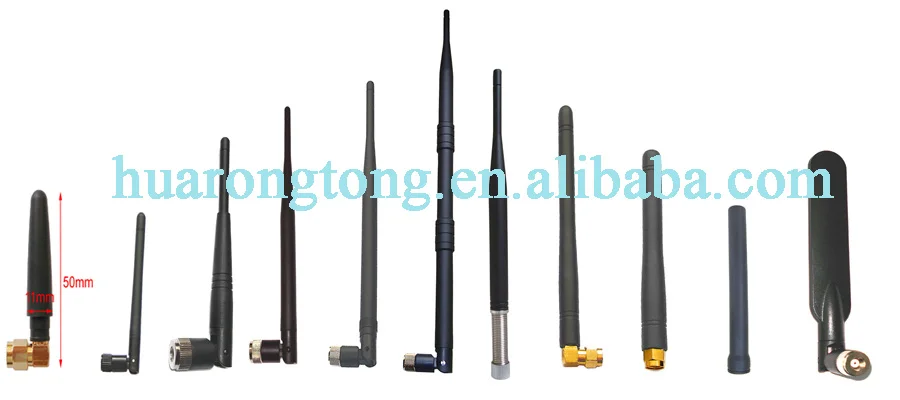 워키 토키에 사용되는 UHF 350MHz 고 이득 옴니 채찍 안테나