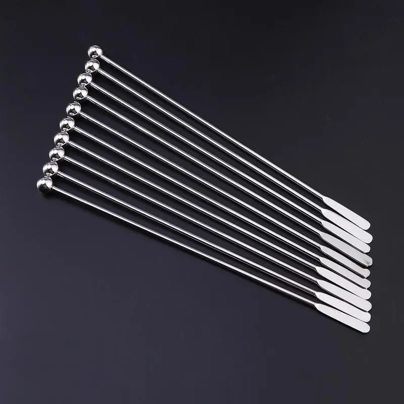 Goldbaking 7.5 Inch Stainless Steel Coffee Beverage Stirrers Coffee Stir  Stick Cocktail Swizzle Stick Stirrer 10 Pack - AliExpress