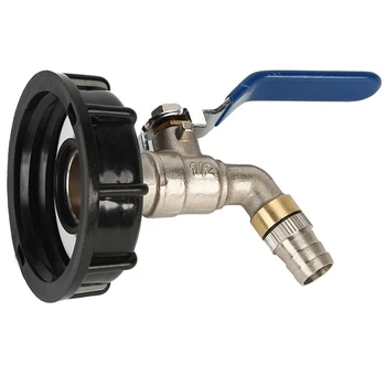 

3/4 inch IBC Tank Adapter Ball Outlet Tap Food Grade Drain Adapter General Tons Ball Valve Container Brass Faucet Valve