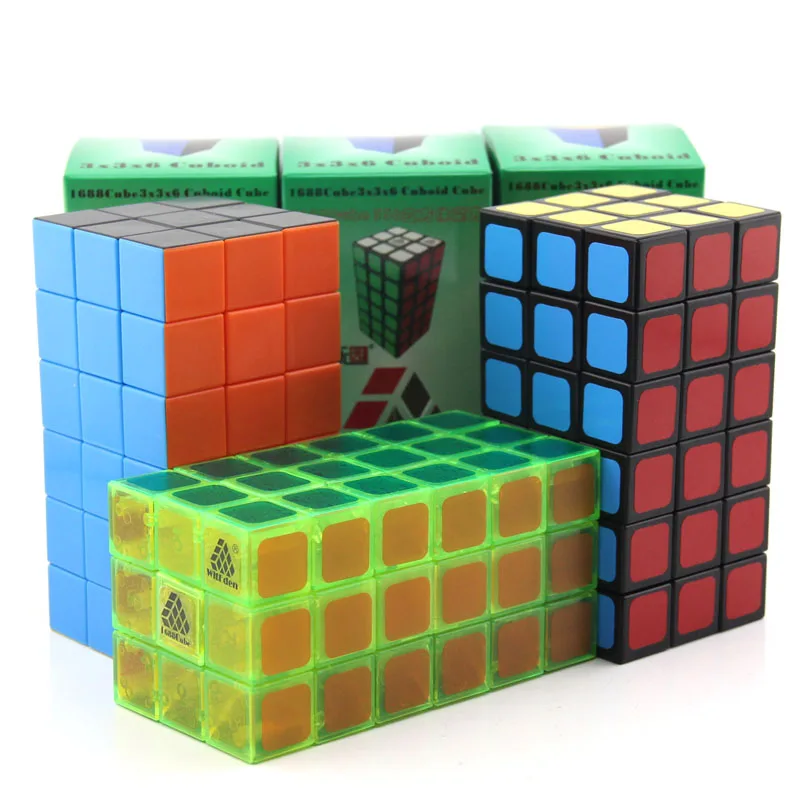 Cubo 3x3x6 кубический магический куб симметричный 336 1C Cubo прозрачный Профессиональный скоростной нео куб головоломка антистрессовые игрушки