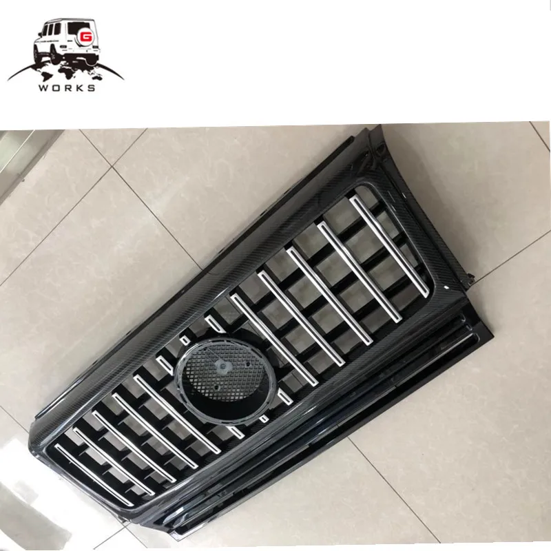 G класс W463 углеродное волокно Материал решетка подходит для G wagon W463 G63 G65 G500 G800 G900 GT решетка