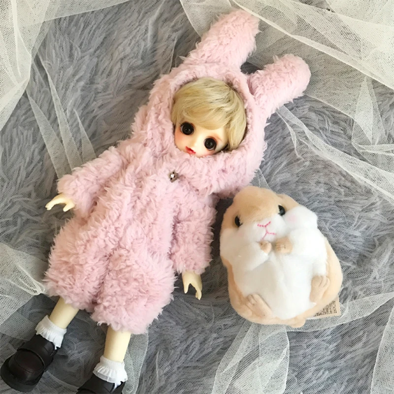 Кукла Одежда 1/6 BJD одежда комбинезон «кролик» животное плюшевый костюм для 1/6 BJD кукла аксессуары Кукла Одежда розовый цвет