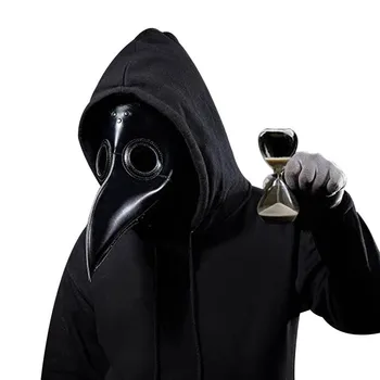 

2020 Halloween Mask Plague Bird Beak Doctor Mask Steampunk Scary Long Nose Birds Beak Mask Halloween Cosplay Costume Props