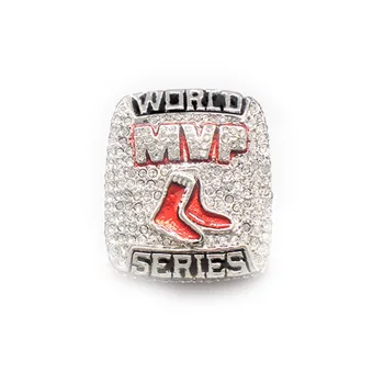 

Mlb2013 Red Socks MVP Year Baseball Red Socks Ring Boston free shipping no minimum order