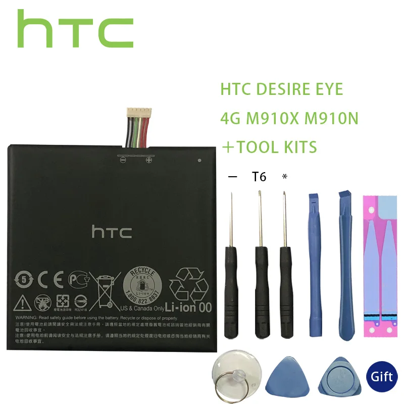 Оригинальный литий-ионный аккумулятор HTC 2400 МГц BOPFH100 B0PFH100 для Desire Eye 4G M910X M910n +