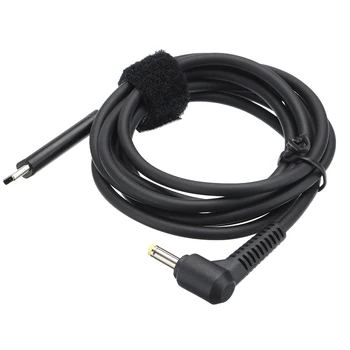

USB Type C DC Power Adapter Jack Converter to 14 Plugs PD Charging Cable Cord Male for Lenovo Asus Dell Hp Laptop Charger