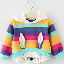 Для женщин осенний свитер с длинными рукавами ввиде горшка 01-2-3-4 лет, для маленьких девочек детские куртки с капюшоном в западном стиле Весна хеджирования однотонные Цвет Tide