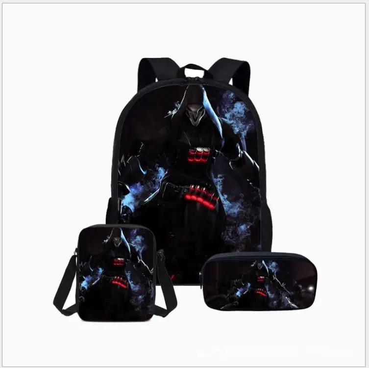 Picture color Рюкзак для игр с персонажами из мультфильмов Mochila, сумки для девочек и мальчиков-подростков, Детские рюкзаки с принтом героев мультфильмов, Подарочные школьные сумки для детей - Цвет: Picture color