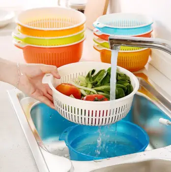 

Plastic leachate basket wash vegetables basket wash rice basin wash rice sieve wash vegetable basin Dropshipping