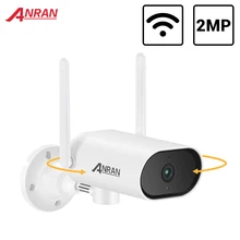 Anran 2mp ptz girar câmera de vigilância ao ar livre rastreamento automático wi-fi câmera de segurança à prova dwaterproof água câmera ip visão noturna áudio mic