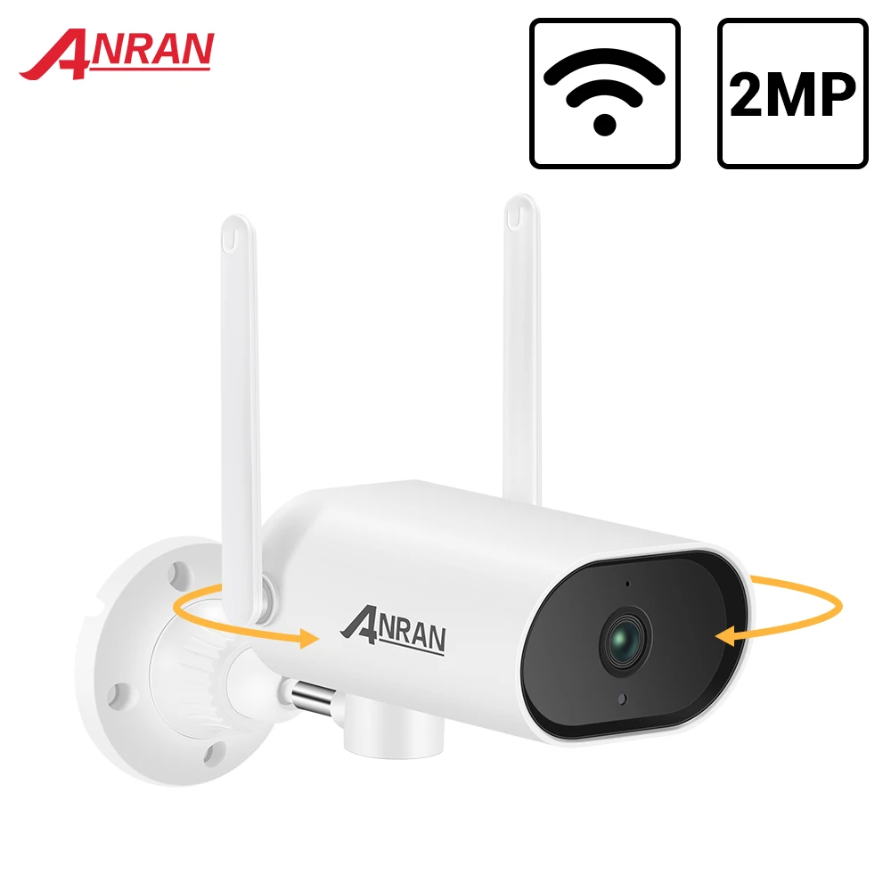 ANRAN 2MP PTZ Поворотная камера наблюдения наружная Автоматическая отслеживающая Wi Fi