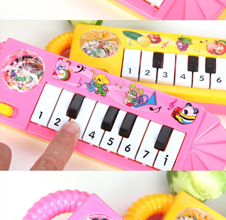1 шт цвет случайный ребенок дети музыкальное пианино Ранние развивающие игрушки Младенец Малыш развивающая игрушка