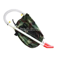 Однотрубные удобрения с холщовой сумкой руководство кукуруза и дерево топ туалетный инструмент удобрения Рассекатель Садовые принадлежности