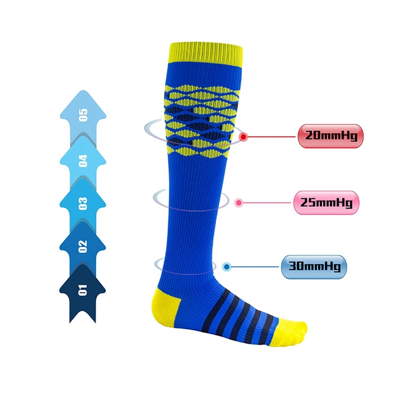 H велосипедные носки Calcetines Ciclismo Компрессионные носки до колена/длинные быстросохнущие нейлоновые Чулочные изделия Аксессуары для велосипедной обуви