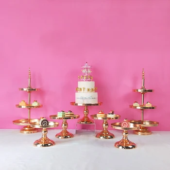 

TOBS MIRROR CAKE STAND TOWER ELECTROPLATING SLIVER WEDDING DECORATION 2&3 TIER CUPCAKE DISPLAY GOLD METAL CUPCAKE STAND