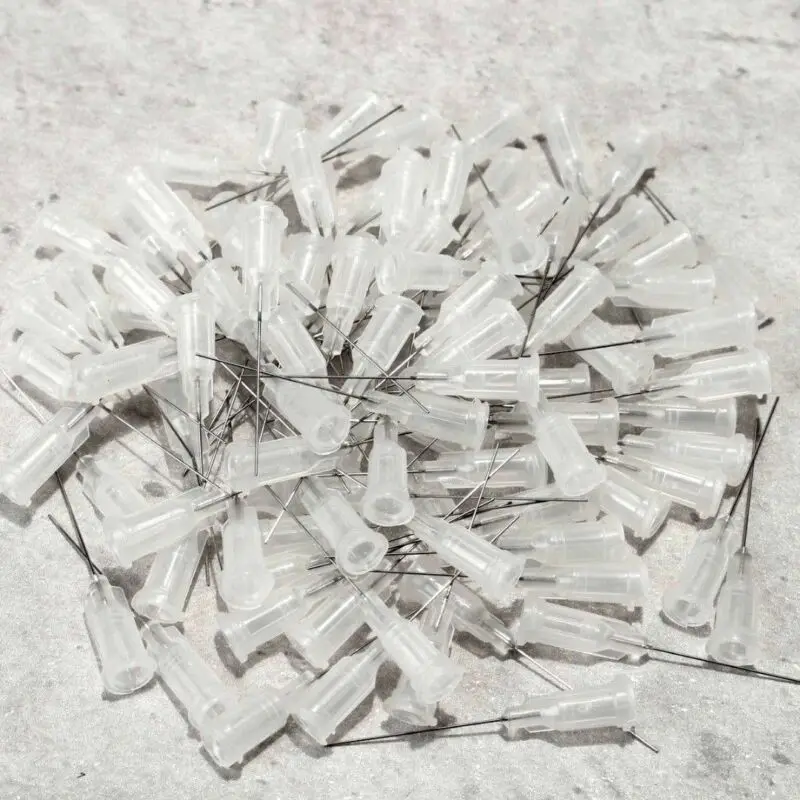 

100Pcs Irrigation Syringes Needle Tip 27GA End-Closed Set