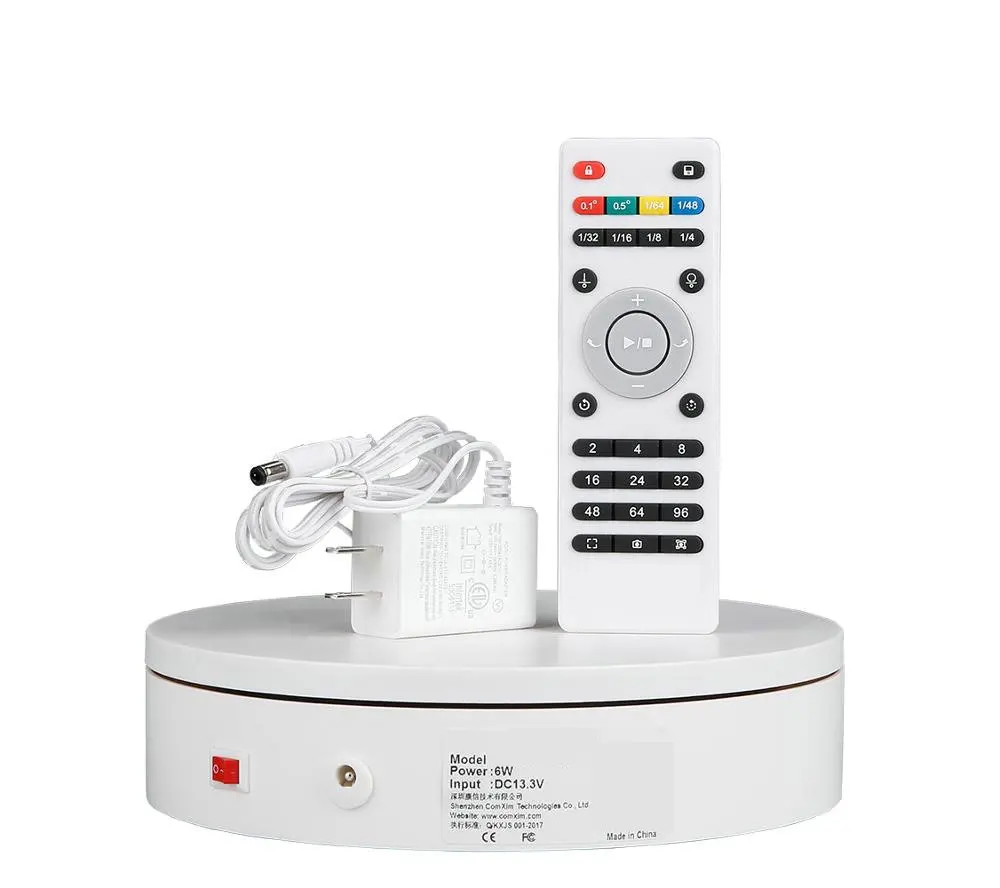 Remote Control Electric Rotating Turntable Display Stand Lazy Susan Base Automatic Rotary Revolving Exhibition Platform (4)