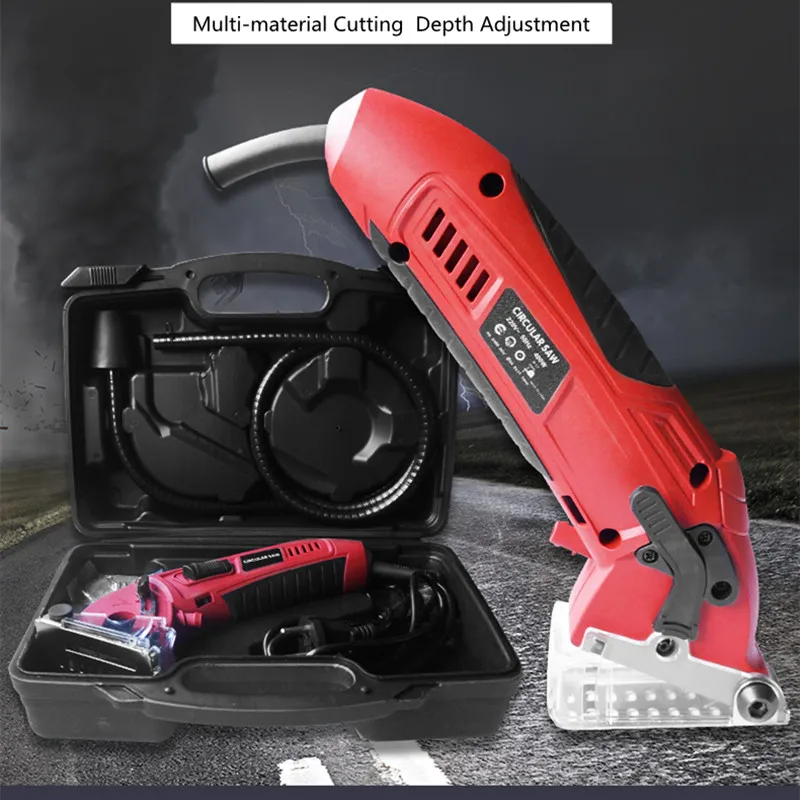 Миниатюрная электрическая циркулярная пила многофункциональная портативная