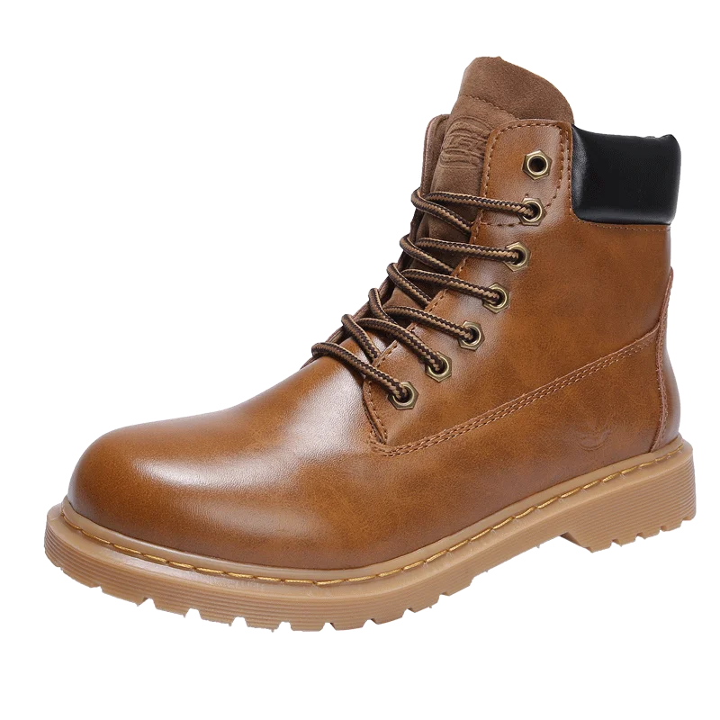 

Martin Boots For Winter 2021 New Men Shoes High Top Breathable Male Sneakers Anti-slip Snow Botas Hombre Shoes Men Original