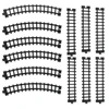 Rail Track Expansion Pack for Railway King Classical Train City Trains Flexible Tracks Straight Curved Rails Building Block Toys ► Photo 2/6