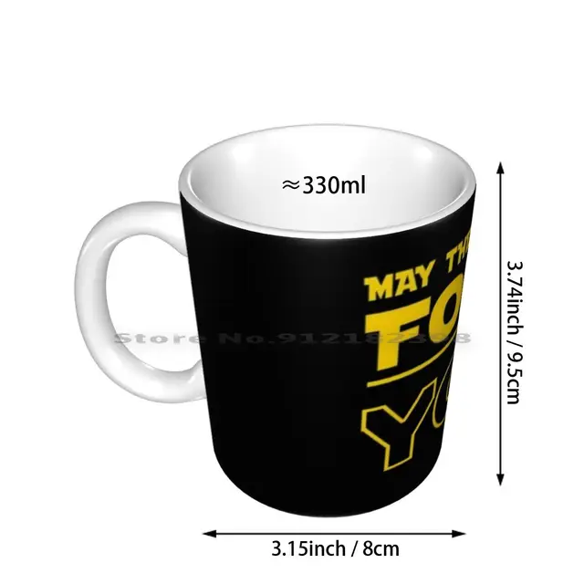 Star Wars Force Be With You Poster Mug