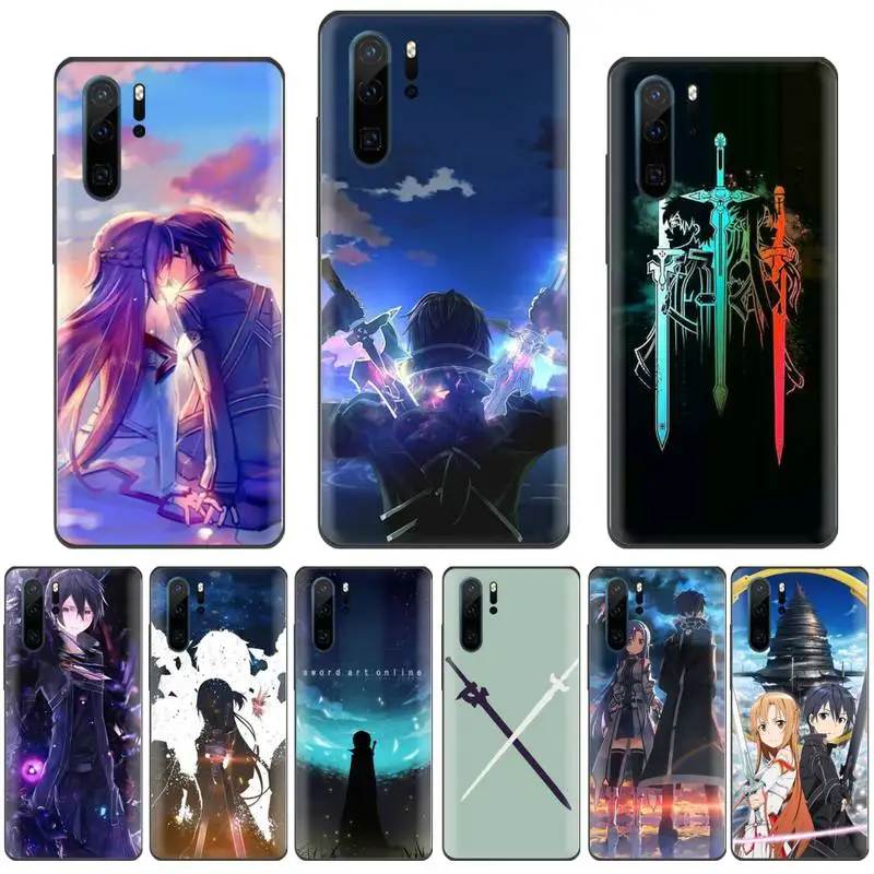 Чехол для телефона Sword Art Online SAO Anime Manga Huawei Honor 7C 7A 8X 8A 9 10 10i Lite 20 NOVA 3i 3e | Мобильные