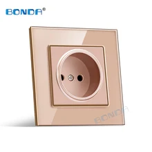 Стандартный кабель ue 16a настенное закаленное стекло/панель AC110-250V тип электрическая розетка ce rohs сертификат