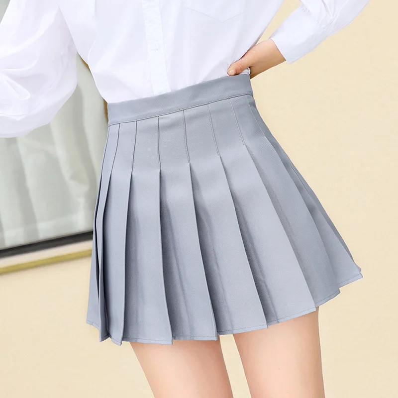 FESTY KARY Fashion 2021 Summer Women Skirts Korean Cute Style Plaid Skirts for Girls High Waist School Pleated Mini Skirts Women midi skirt Skirts