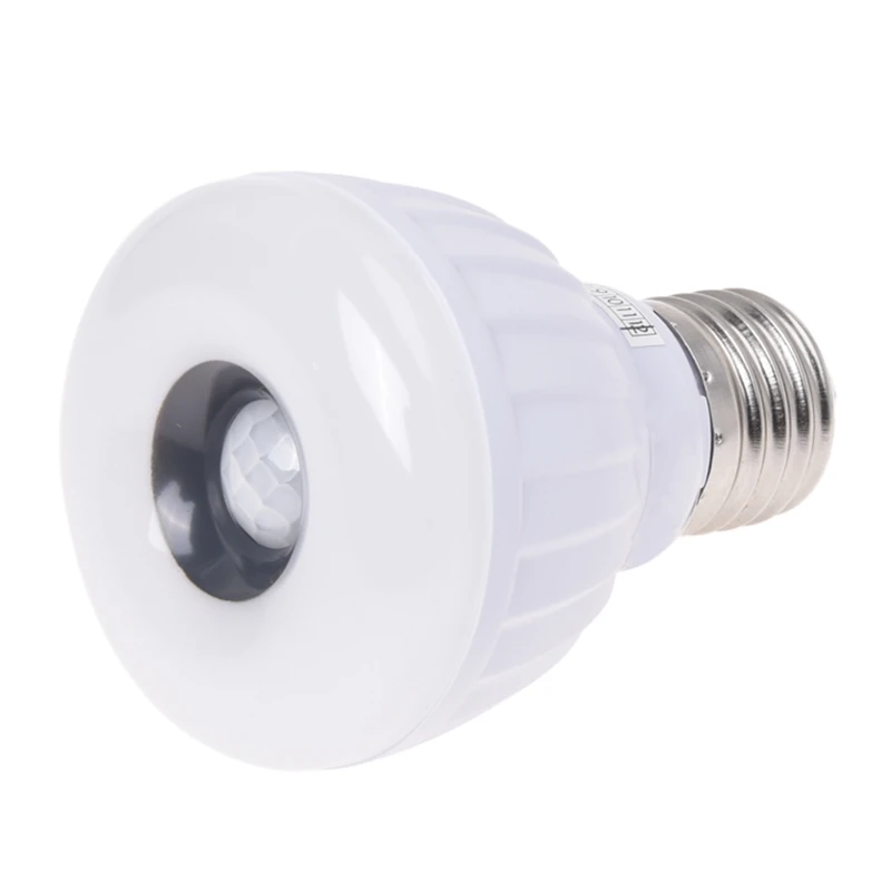 E27 25 светодиодный 3528 SMD лампа датчик движения безопасности Белый