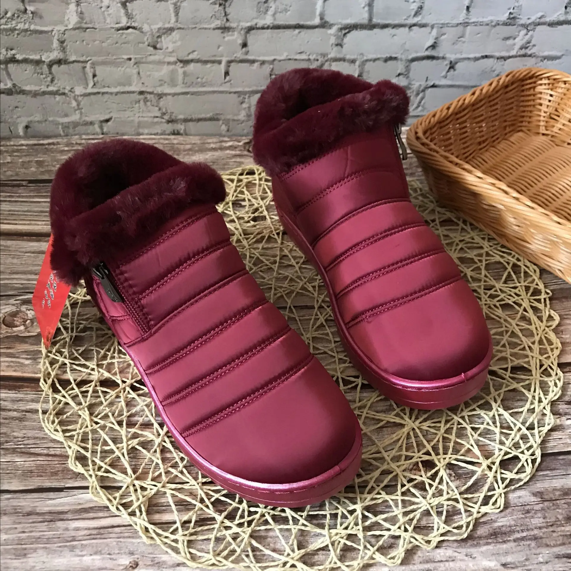2020 New Women's Comfortable Boots Women's High Quality Woman Fashion Women's Shoes Round Toe Boots