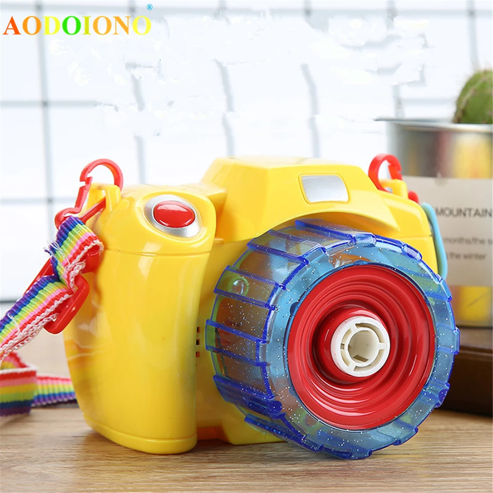 

Bubble Blowing Toys for Kids Automatic Electric Light Music Toys Camera Soap Bubble Machine Summer Outdoor Children Toys