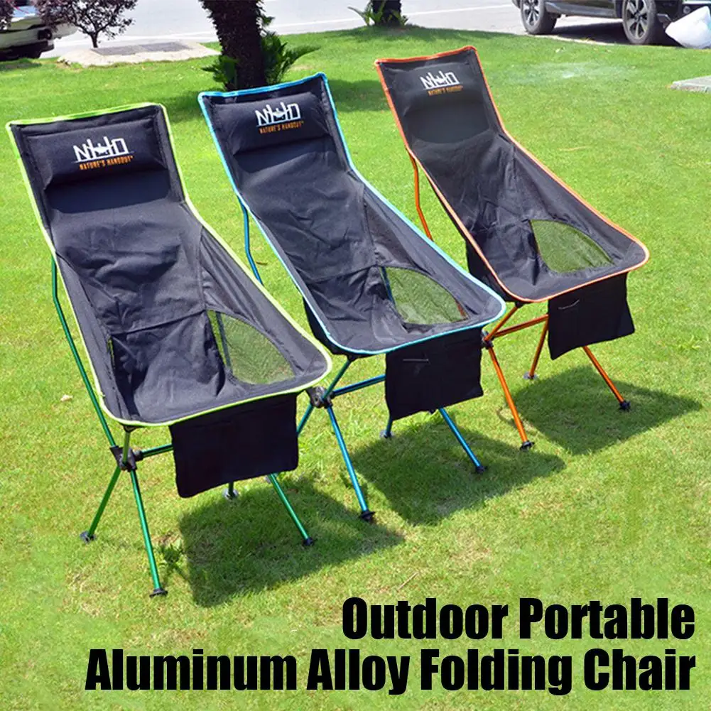 

GloryStar Portable Collapsible Chair Fishing Camping Stool Folding Extended Hiking Seat Fishing Sketch Leisure Breathable Chair