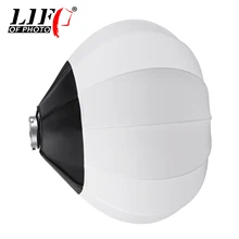 Складной софтбокс LIF 65 см/25,6 дюйма фонарь светильник ing форма софтбокс для студийной вспышки стробоскоп светильник аксессуары для фотографии