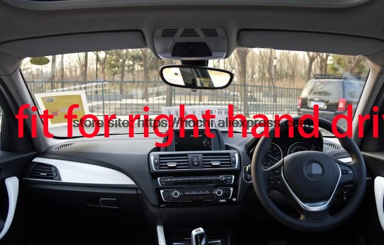 Для BMW 1 серия 2012 2016 правый коврик для приборной панели защитный черный