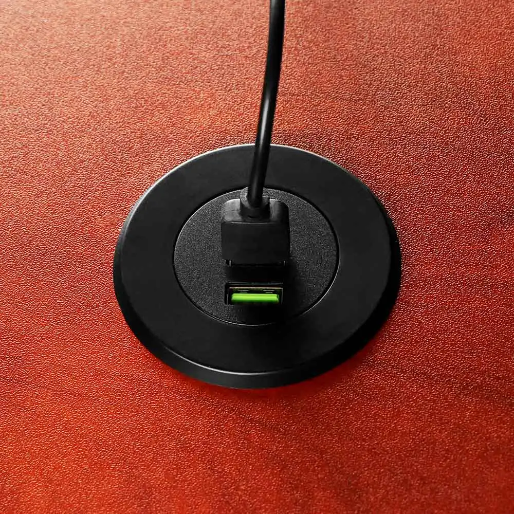  YASOKO 3 USB Desktop Charger 5V 3.1A Office Home Desk Hole Charge Station Universal Mobile Phone Ch