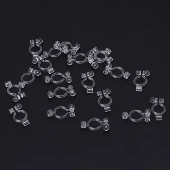 

20Pcs Invisible Clip-on Earring Converters for Non Pierced Ears Jewelry Findings 23GE