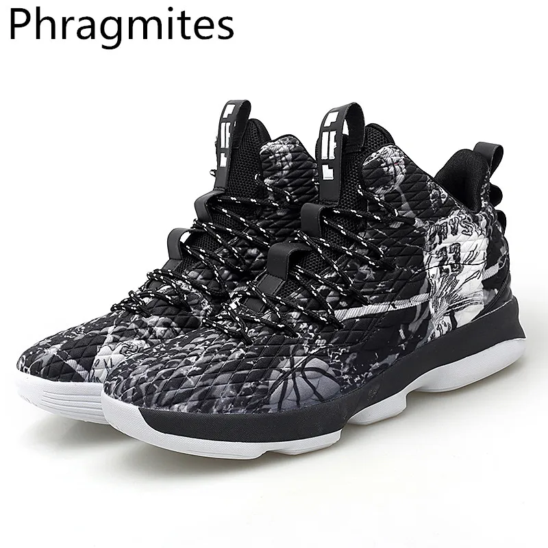 Black Phragmites с высоким берцем для женщин дышащие повседневные мужские ботинки Для мужчин модные ботильоны осень-зима мужские Сникеры осень зима женская обувь - Цвет: Black