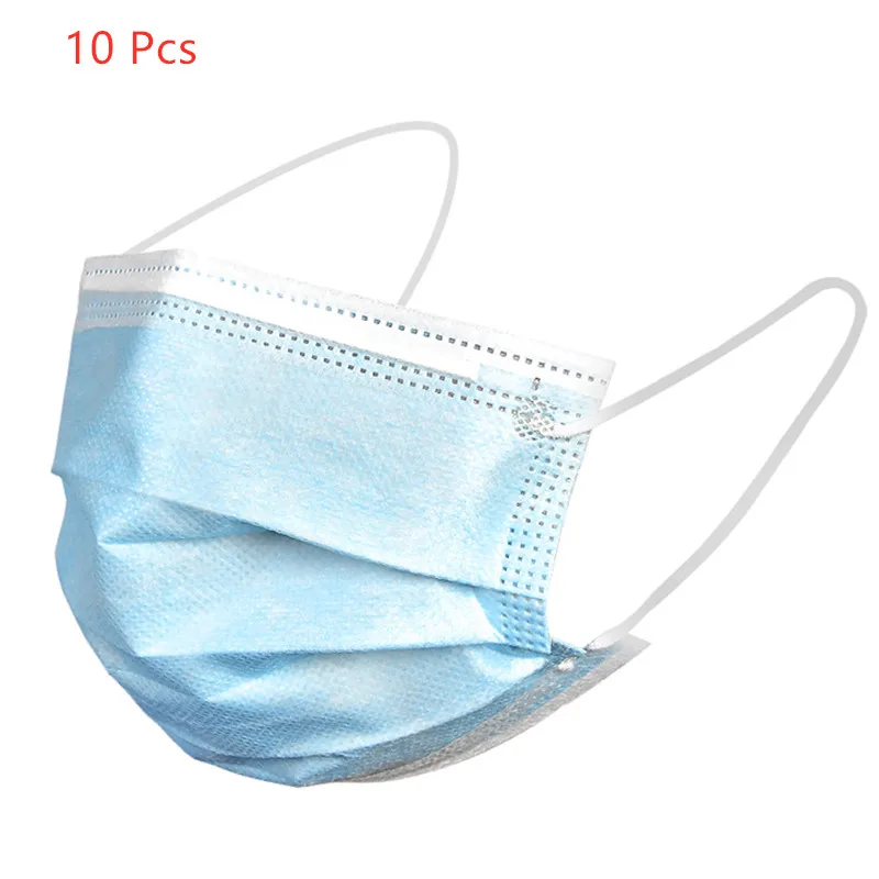 

Disposable Face Mask Blue Color Face Mask Anti-Pollution Fabric Mask